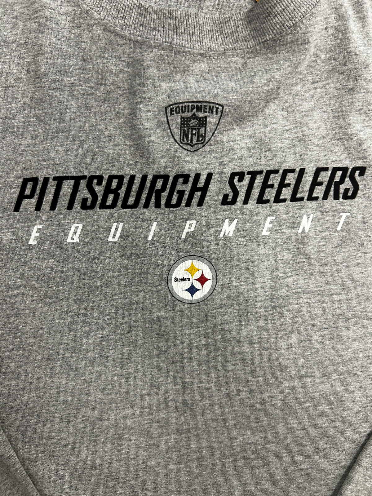Pittsburgh Steelers Gray Long Sleeve Tee