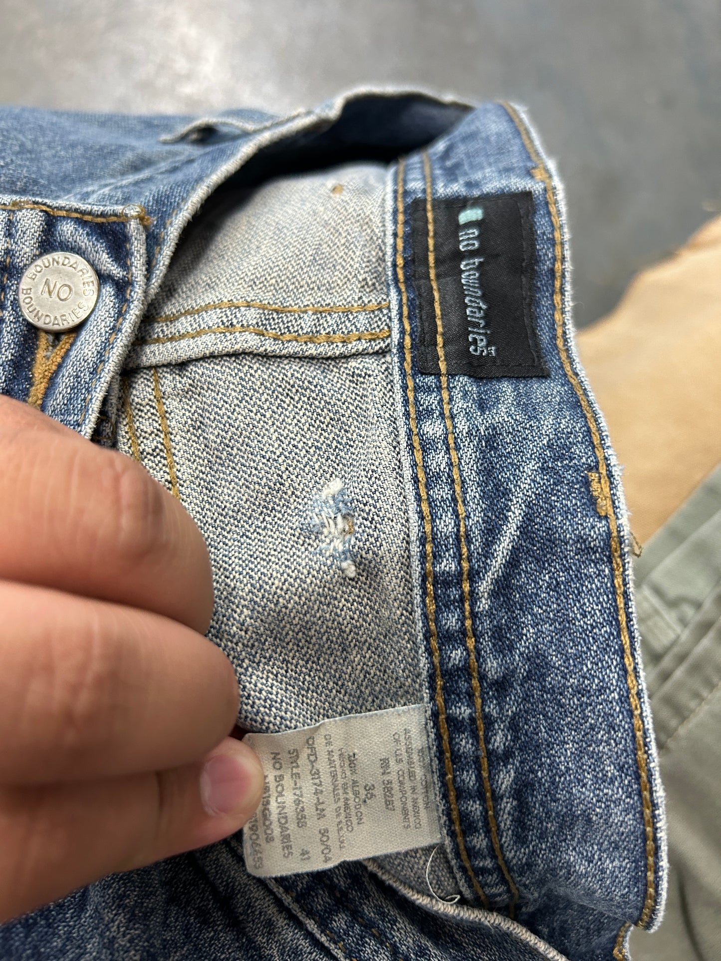 No Boundaries Jorts OTF 36W