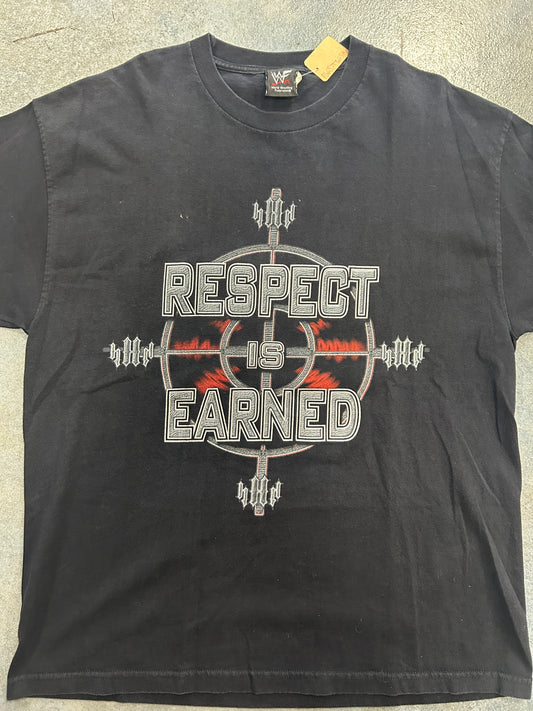 2001 Vintage WWF Triple "HHH Respect Is Earned/ Fear Is Demanded" B62
