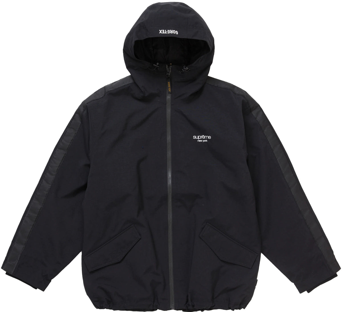 Supreme GORE-TEX Stripe Hooded Jacket Black