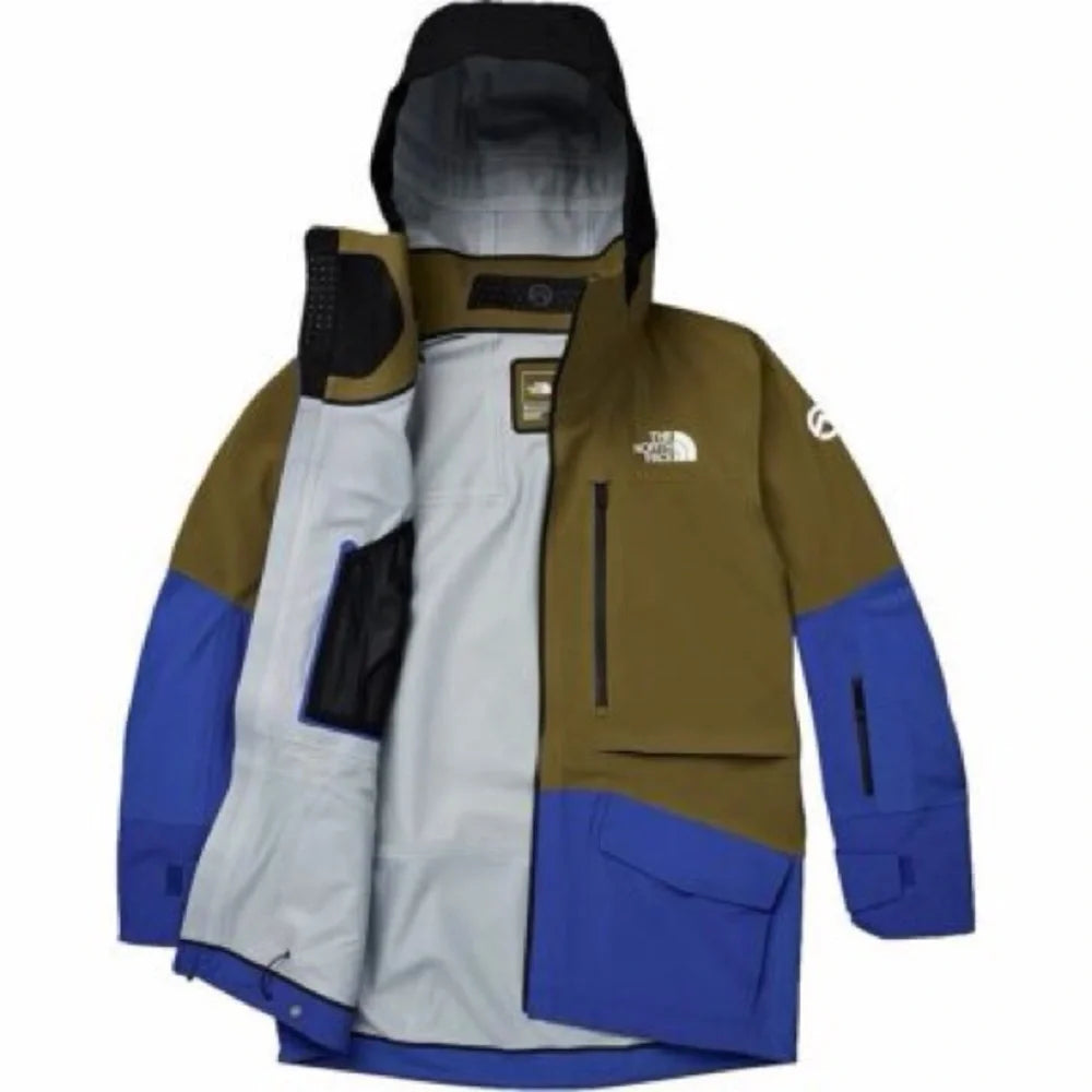 The North Face Verbier Summit Series Green/blue Jascket Snowboard skiing jacket