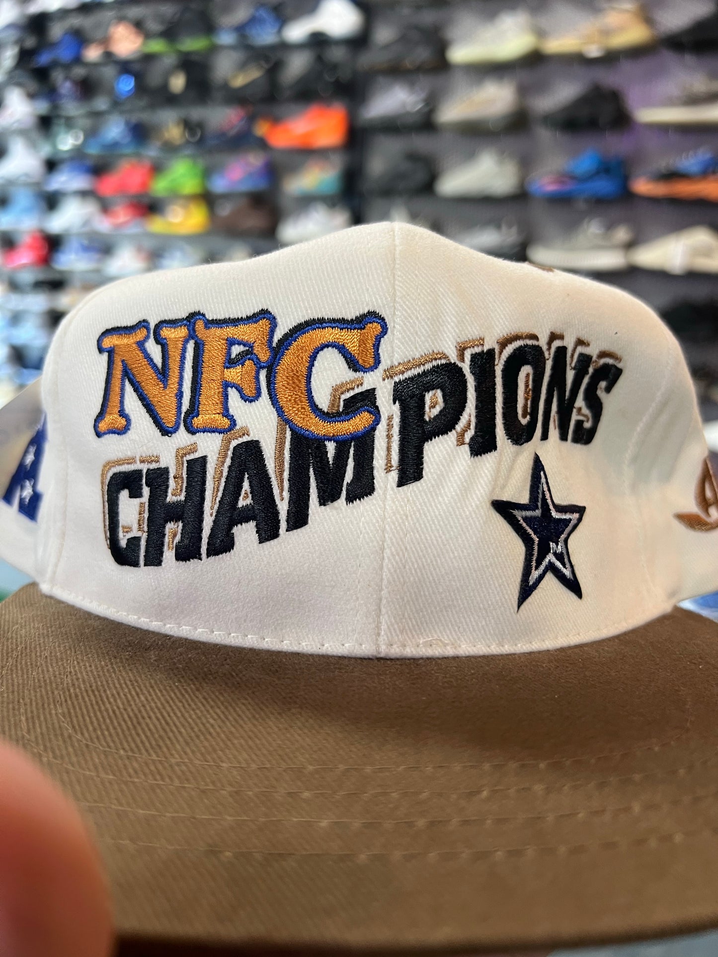 VTG 90'S DALLAS COWBOYS HAT NEW NFC