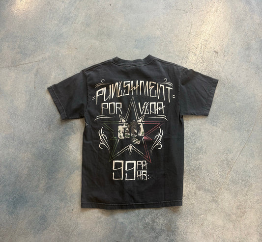 :PUNISHMENT POR VIDA" Black Tee OTF