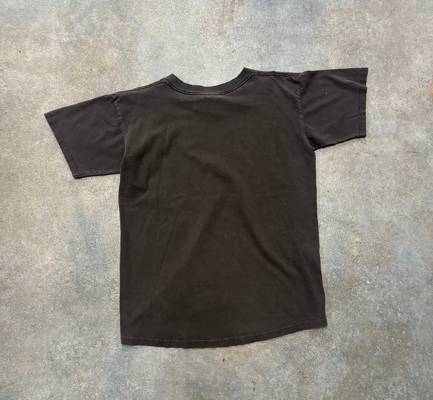 VINTAGE NFL PACKER 1994 TACKLE BLACK TEE FADE OTF