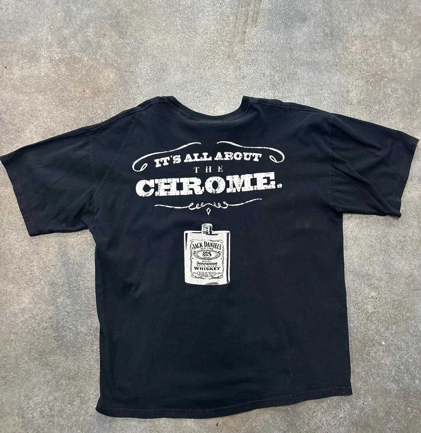 Jack DanielAos AuITS ALL ABOUT THE CHROMEAu Black Tee OTF