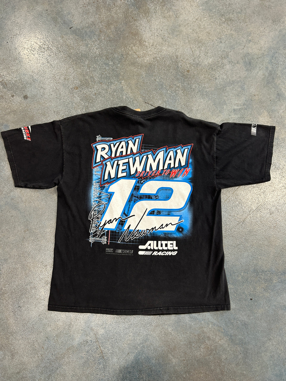 VIntage Ryan Newman 12 Alltel Racing Black Tee