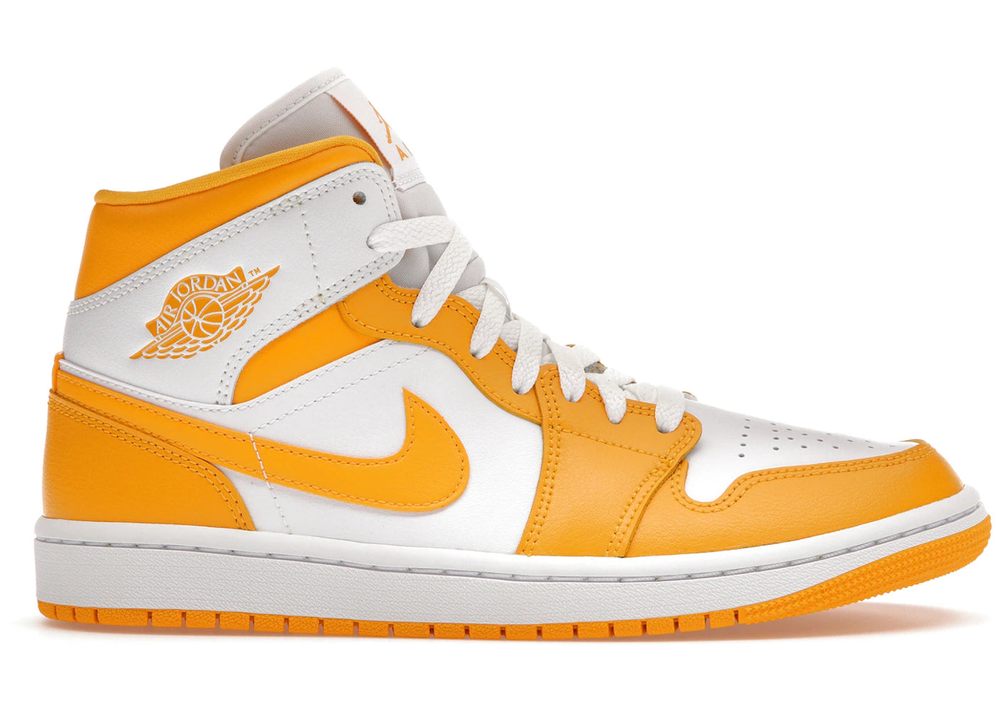 Jordan 1 Mid White University Gold (Women's) (SC)