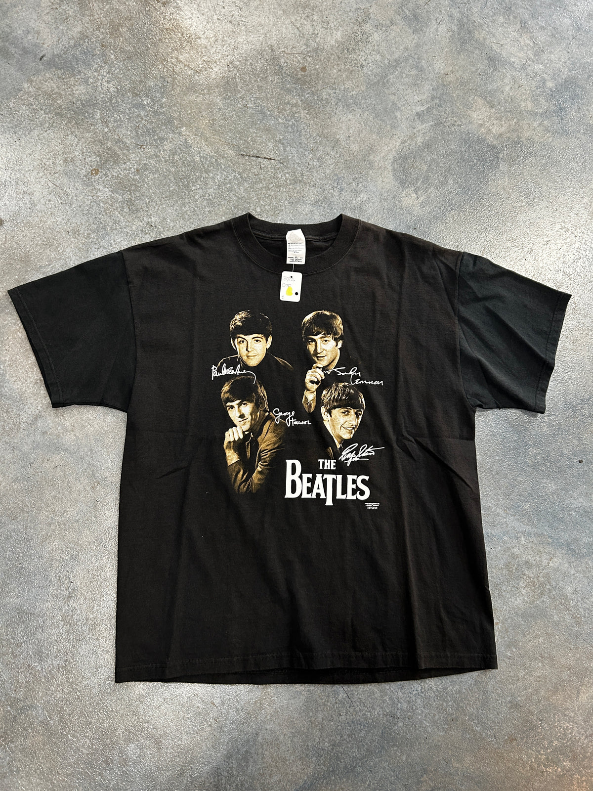 Vintage 2001 Apple "The Beatles" Black Tee