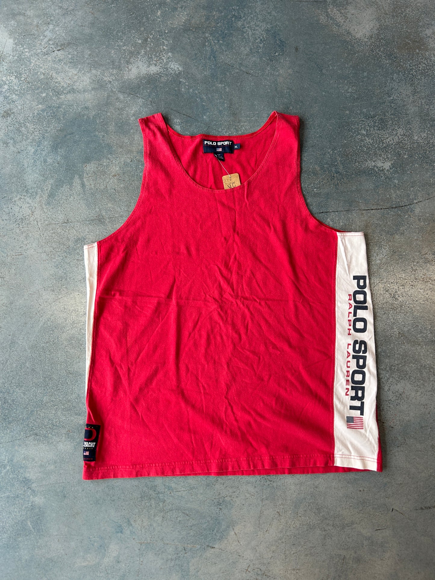 Polo Sport Tank red OTF