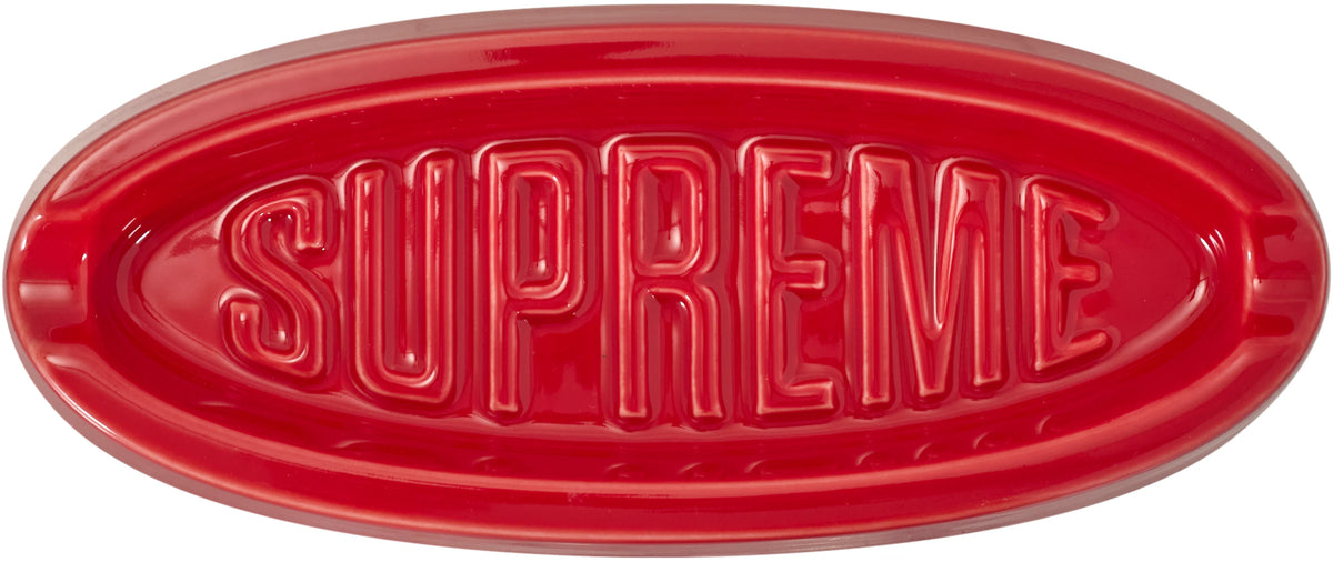 Supreme Oval Tray Red