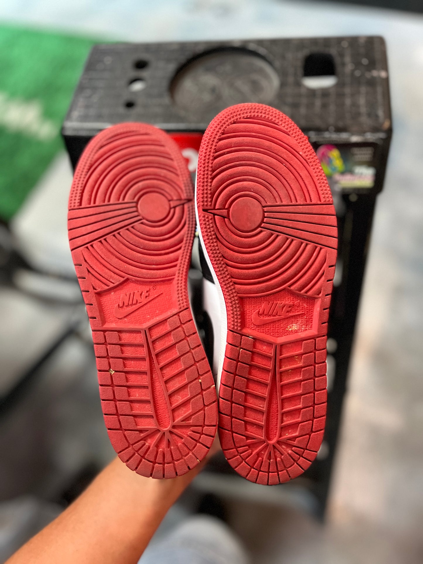 Jordan 1 Low Bred Toe 2.0 (GS) (YC)