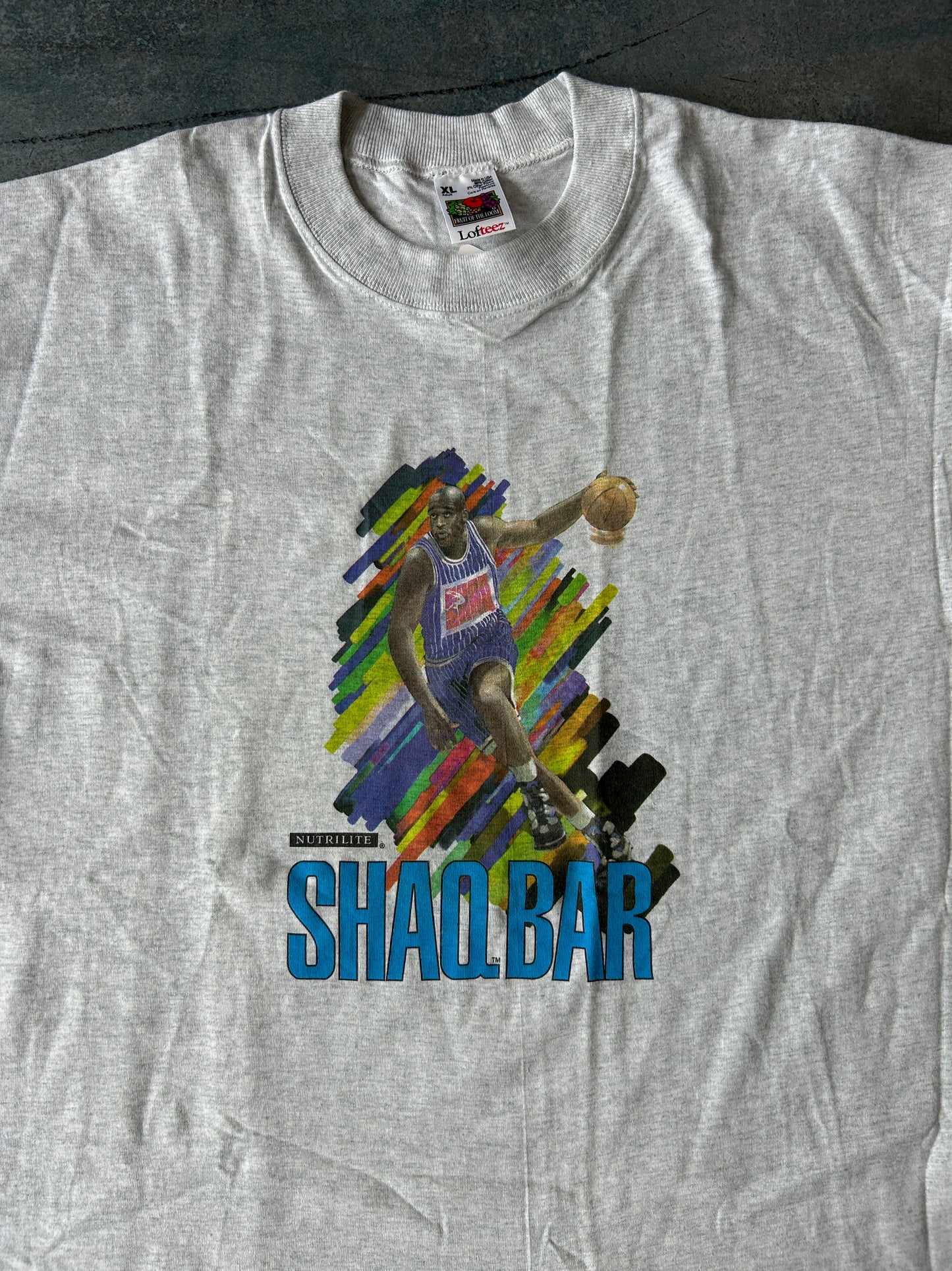Shaq Bar Tee Gray B62