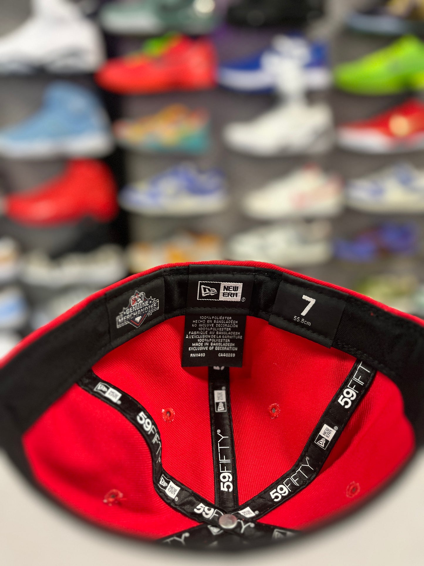 New Era 59Fifty Southwest Michigan Devil Rays Hat Cap Mens Fitted Red Hat (I)