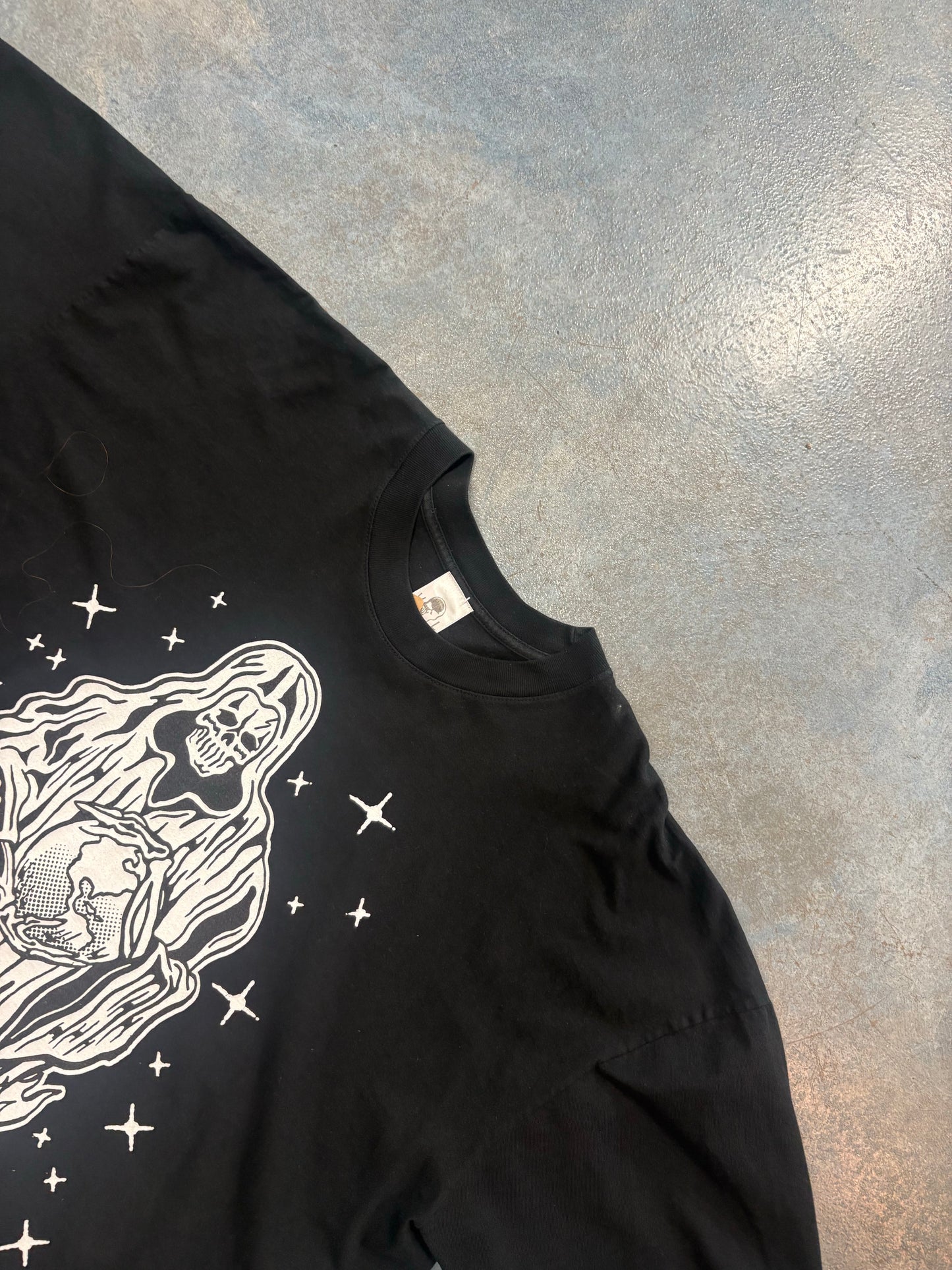 Warren Lotas "Vs. The World" Grim Reaper graphic t-shirt B16