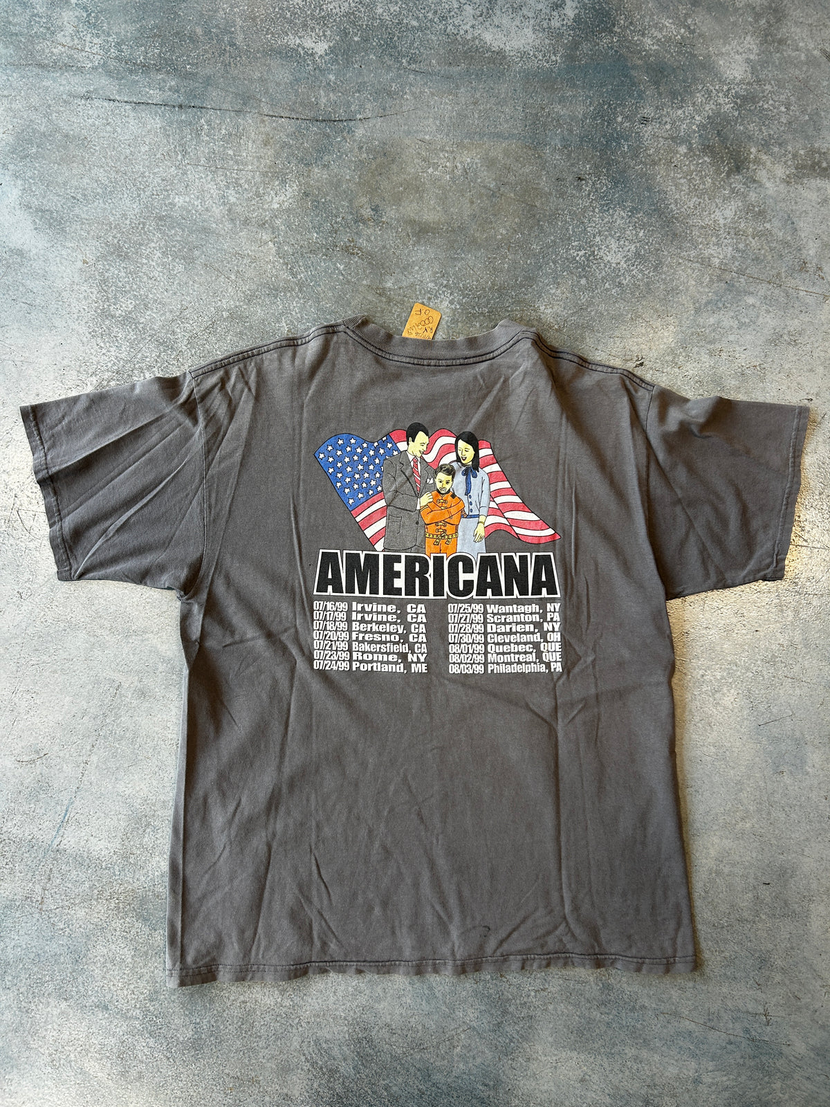 Vintage Offspring band "Americana" Black Tee