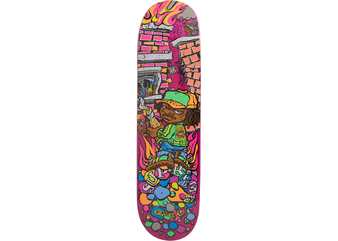 Supreme Molotov Kid Skateboard Deck Pink (LA)