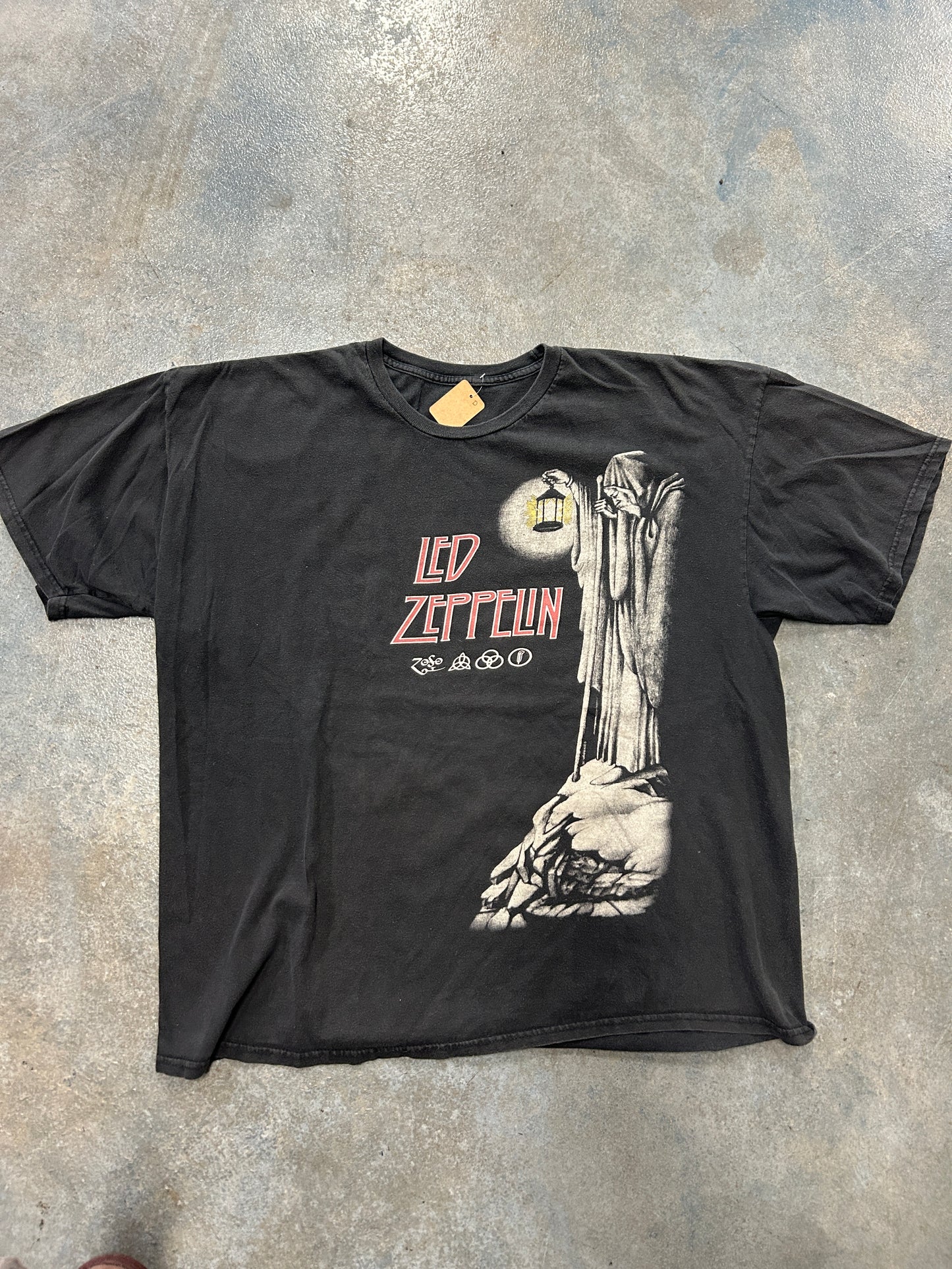 Led Zepplenin Black Tee (D) B61