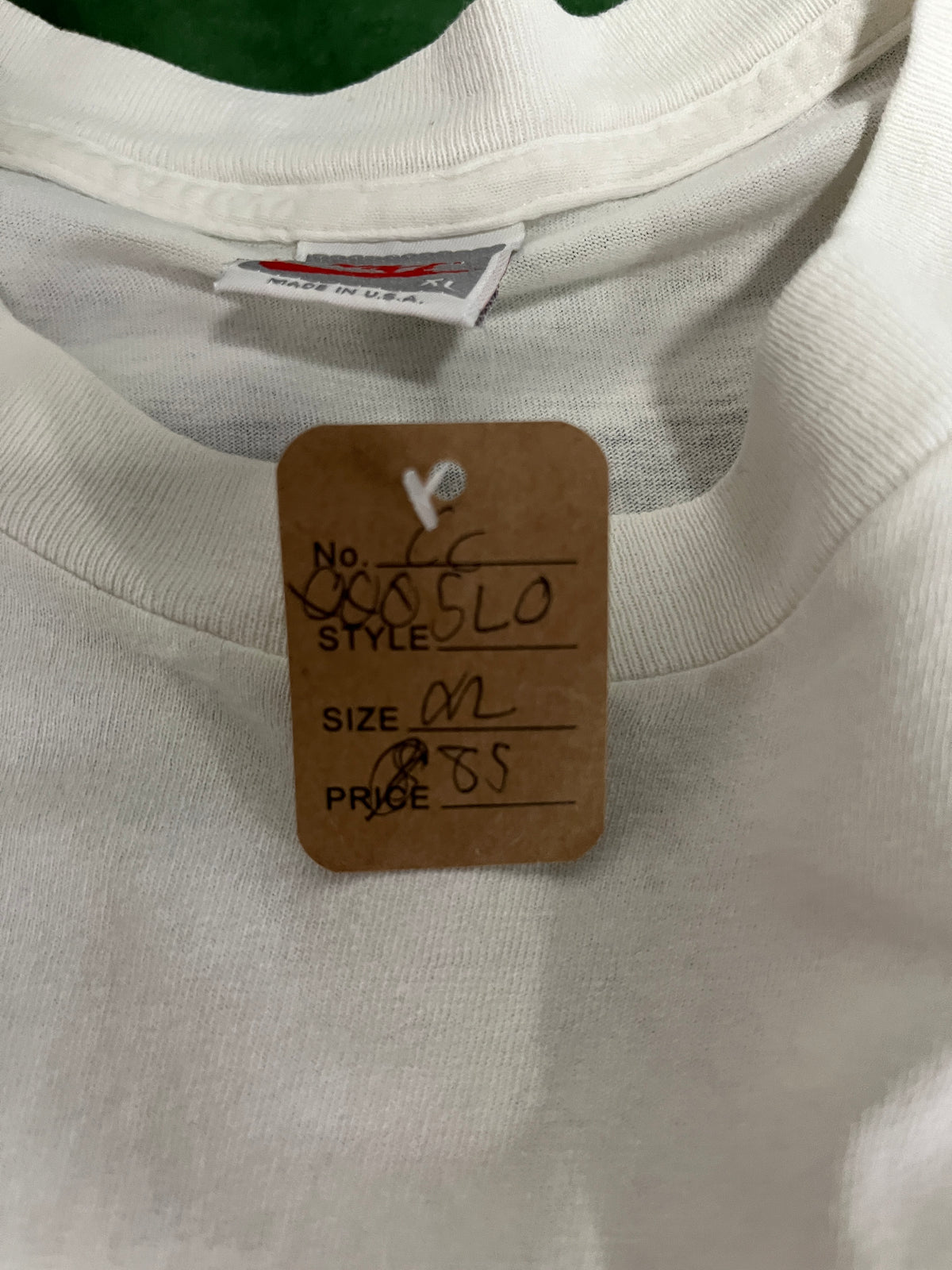 Legendary Day 23 White Tee Lettering On Back B38