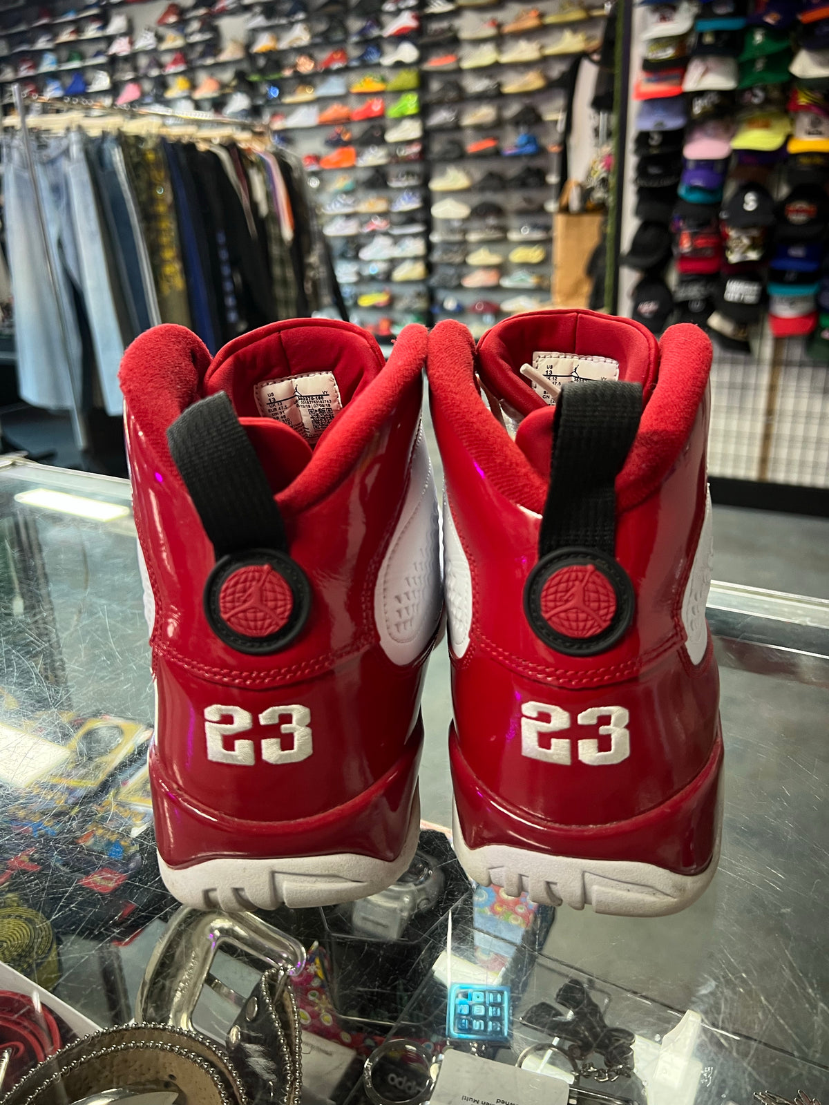 Jordan 9 Retro White Gym Red