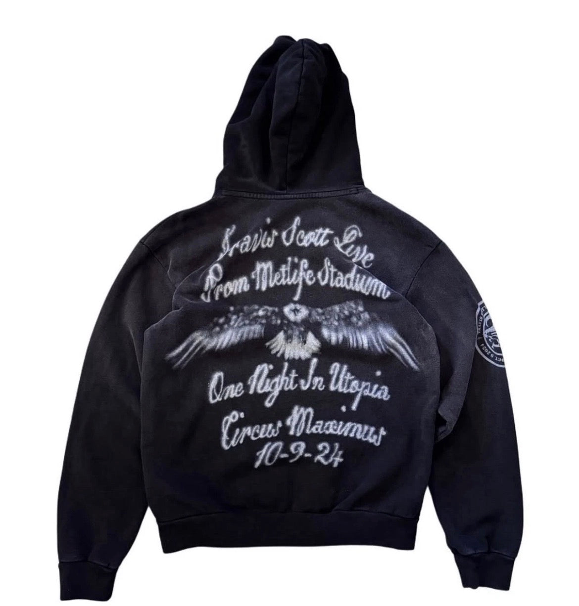 Travis Met Life Black Zip Up