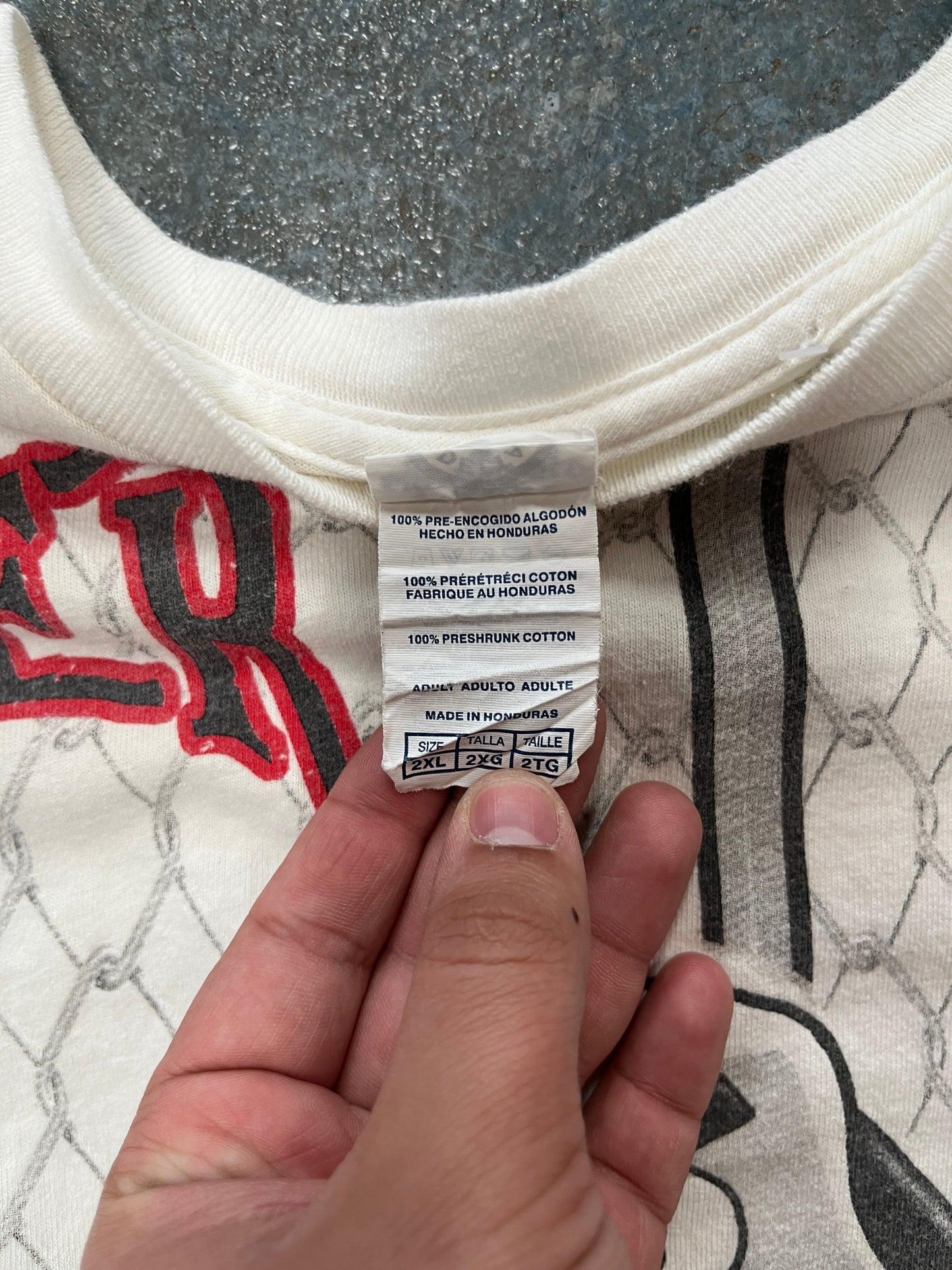 VTG Underdog MMA Series Never Feat T-Shirt Solid White OTF