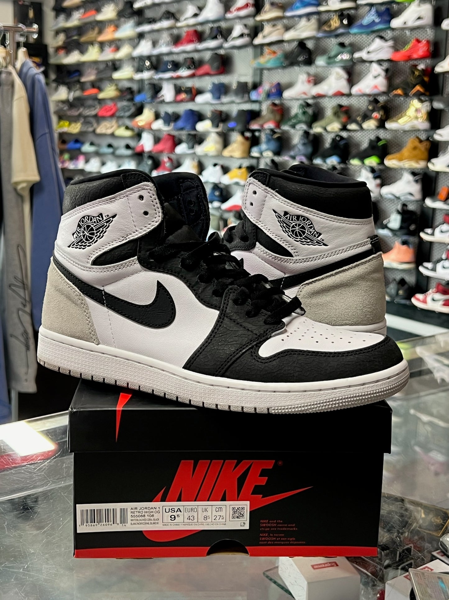 Jordan 1 Retro High OG Bleached Coral USED