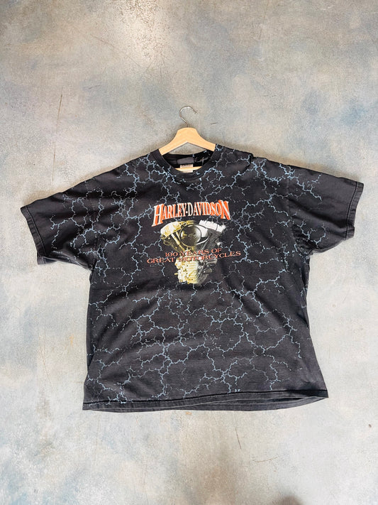 Harley Davidson "100 Years Of Great Motorcycles" Tee