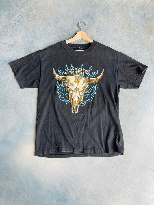 Harley Davidson Skull Steel Tee