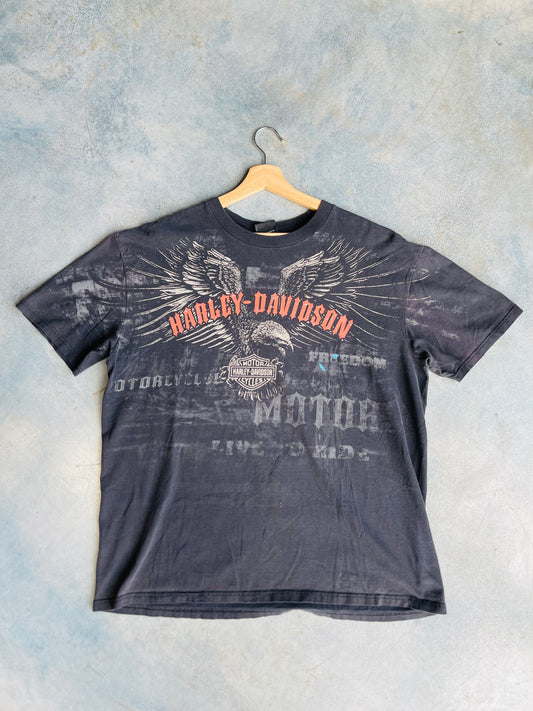 Harley Davidson Eagle Oak Law Tee