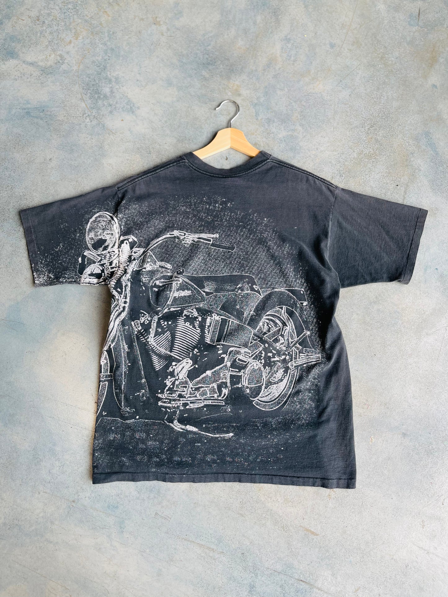 Harley Davidson Motorcycle Print Tee
