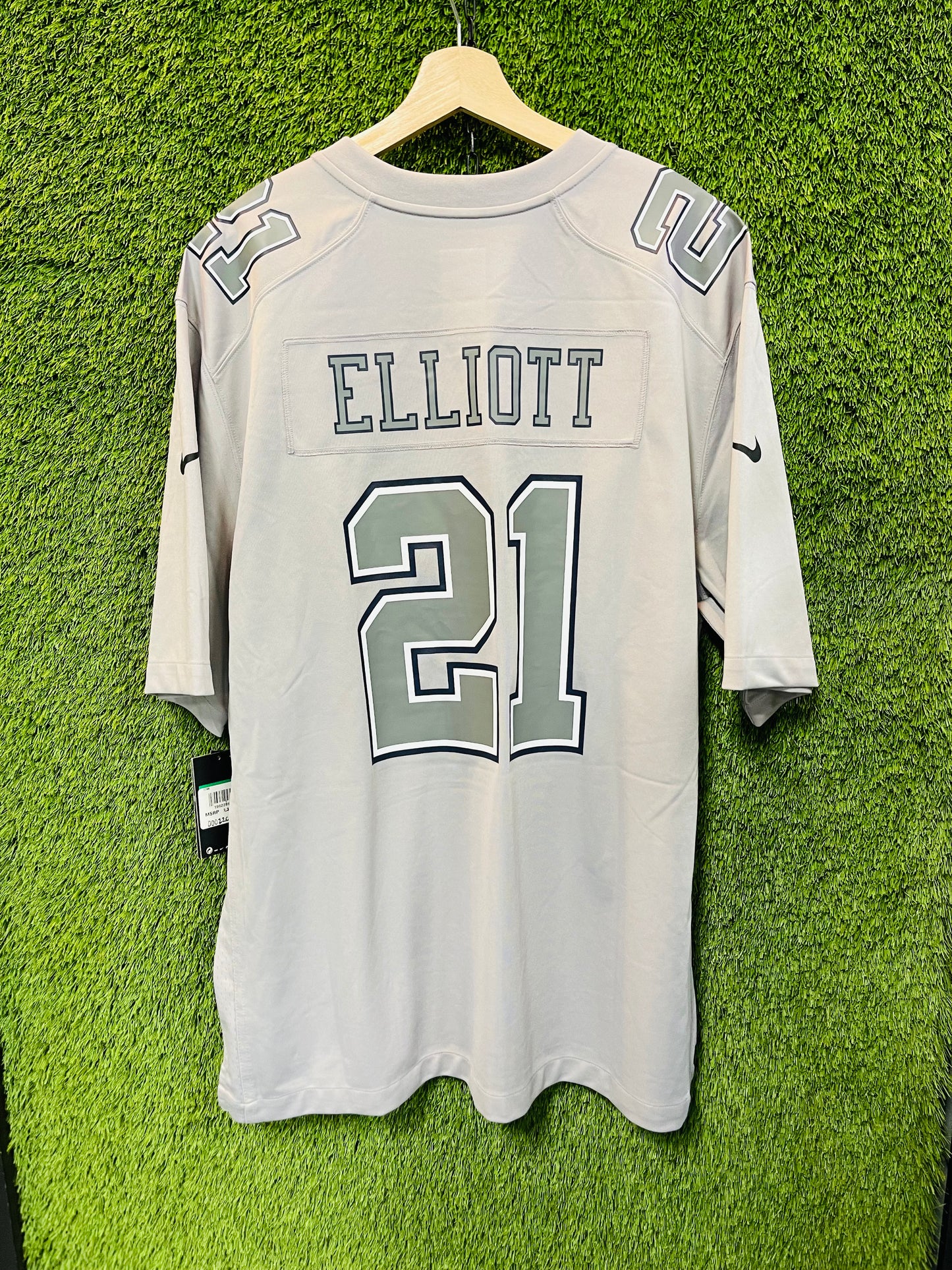 Dallas Cowboys Grey Jersey Zeke