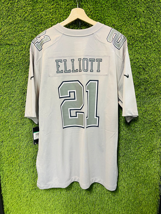 Dallas Cowboys Grey Jersey Zeke