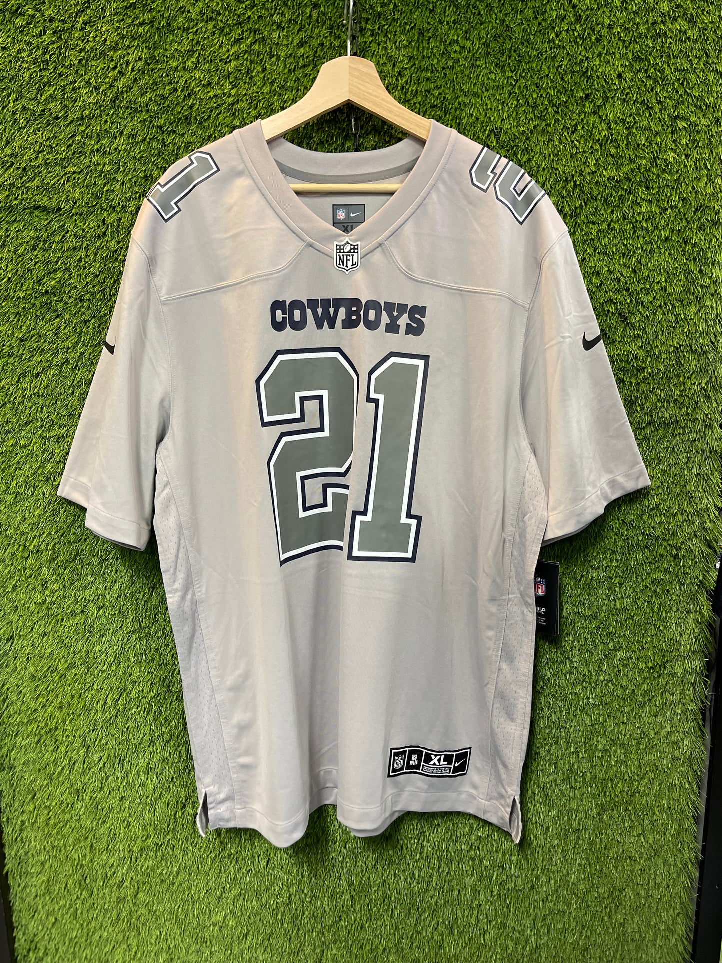 Dallas Cowboys Grey Jersey Zeke