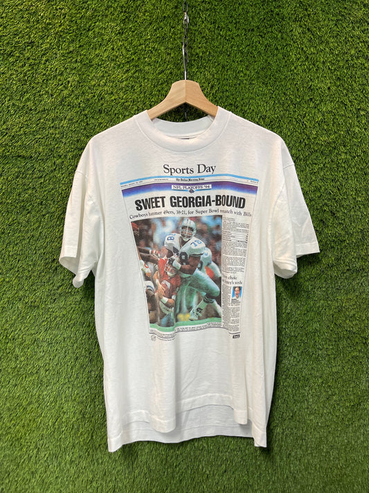 Cowboys Newspaper Tee