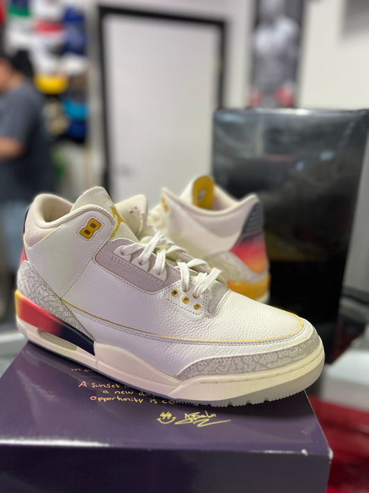 Jordan 3 Retro SP J Balvin Medellín Sunset (YSC) Worn Once Pre Owned