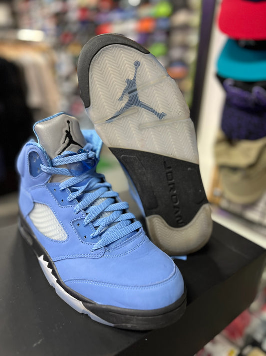 Jordan 5 Retro UNC University Blue USED