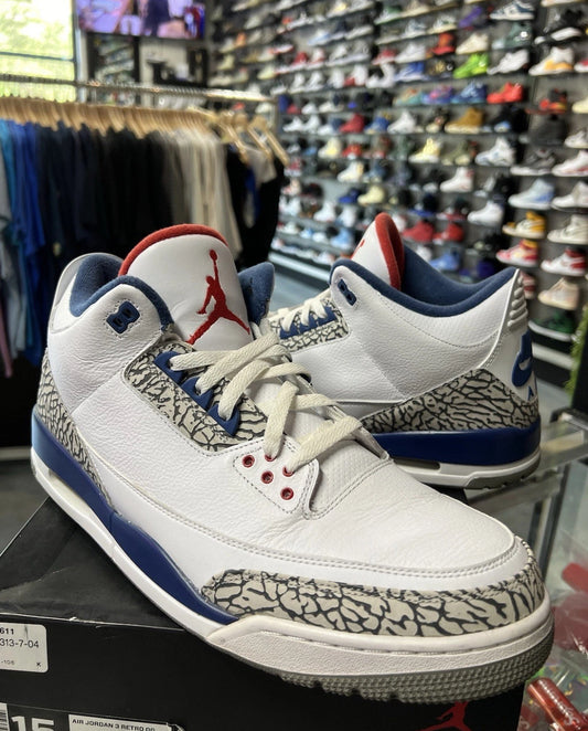 Jordan 3 Retro True Blue (2016) Pre Owned (LA)
