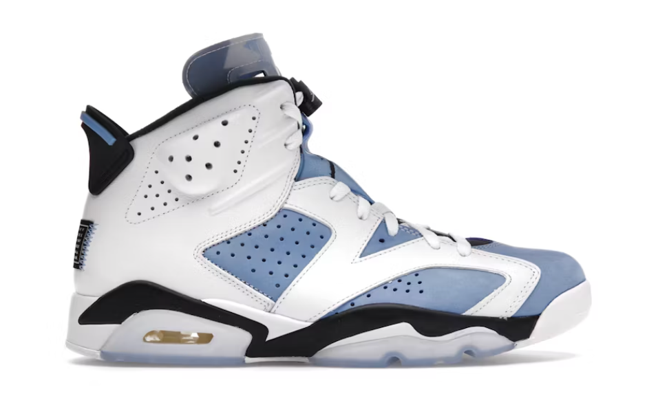 Jordan 6 Retro UNC White