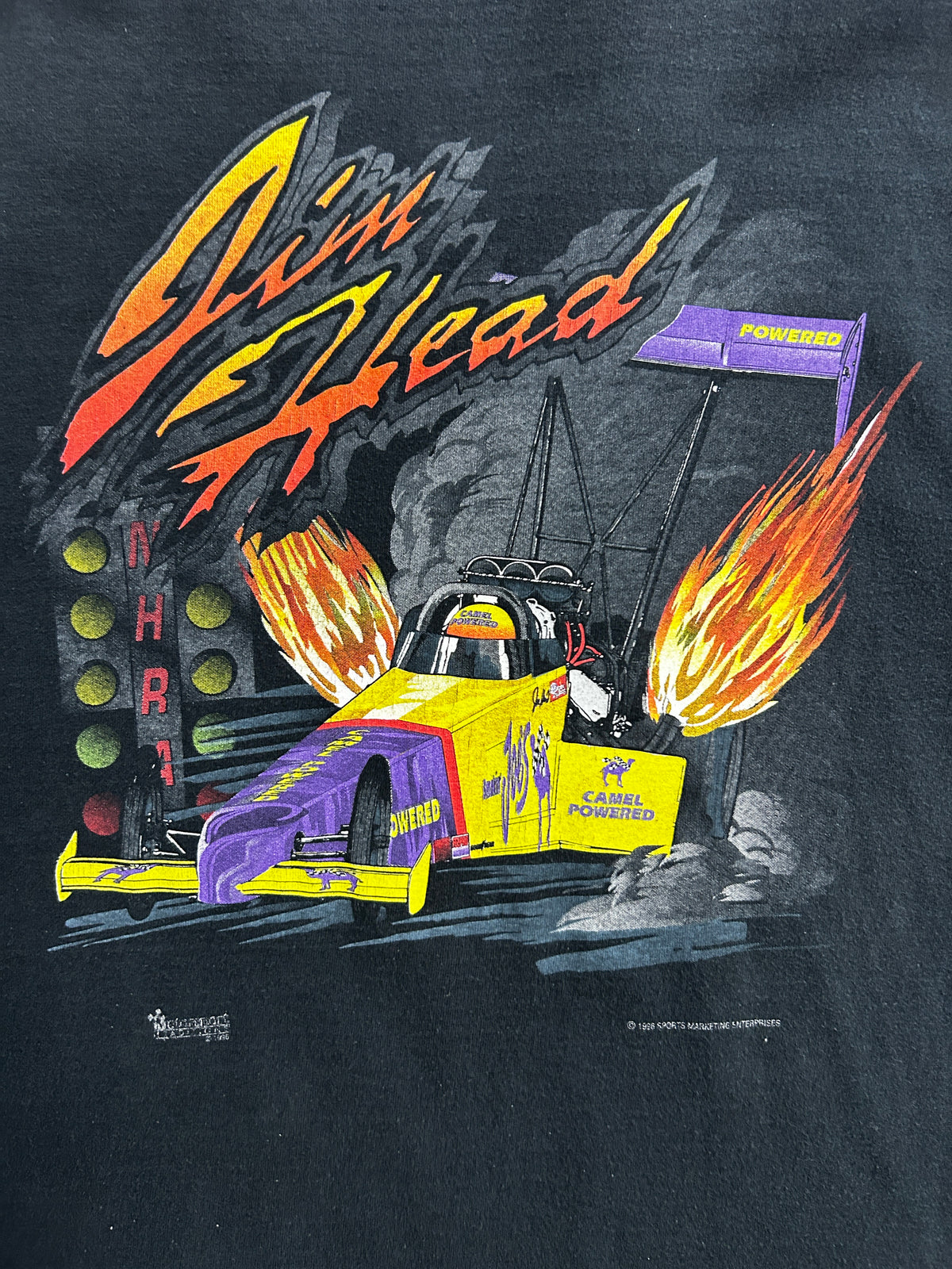 Vintage 1996 Camel Racing Black Tee