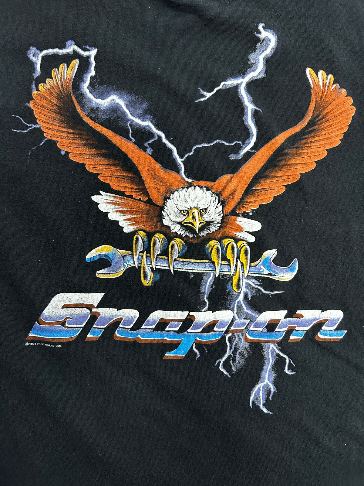 Vintage Snap-On Eagle Black Tee