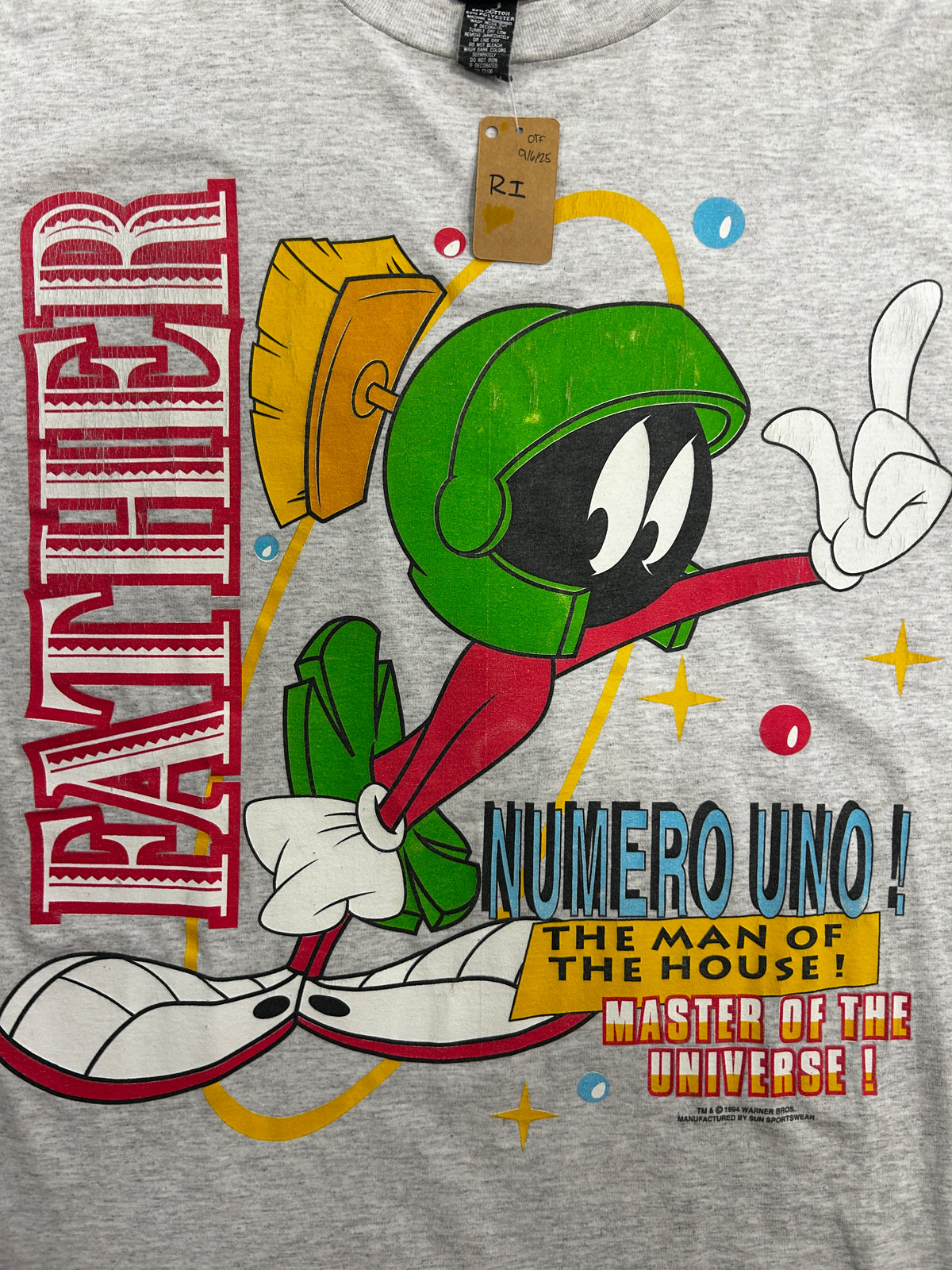 Vintage Martian Father Day Gray Tee