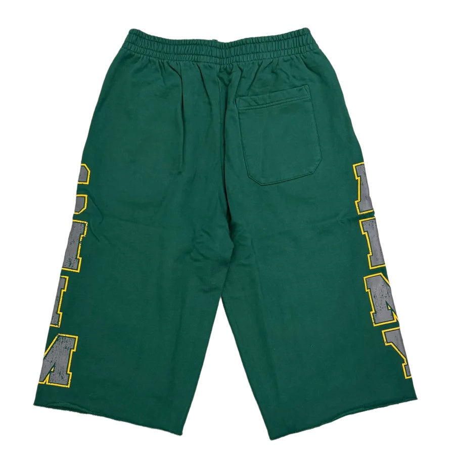 HAPPY MEMORIES DON'T DIE HMDD 'GREEN' ARMY SWEAT SHORTS OTF