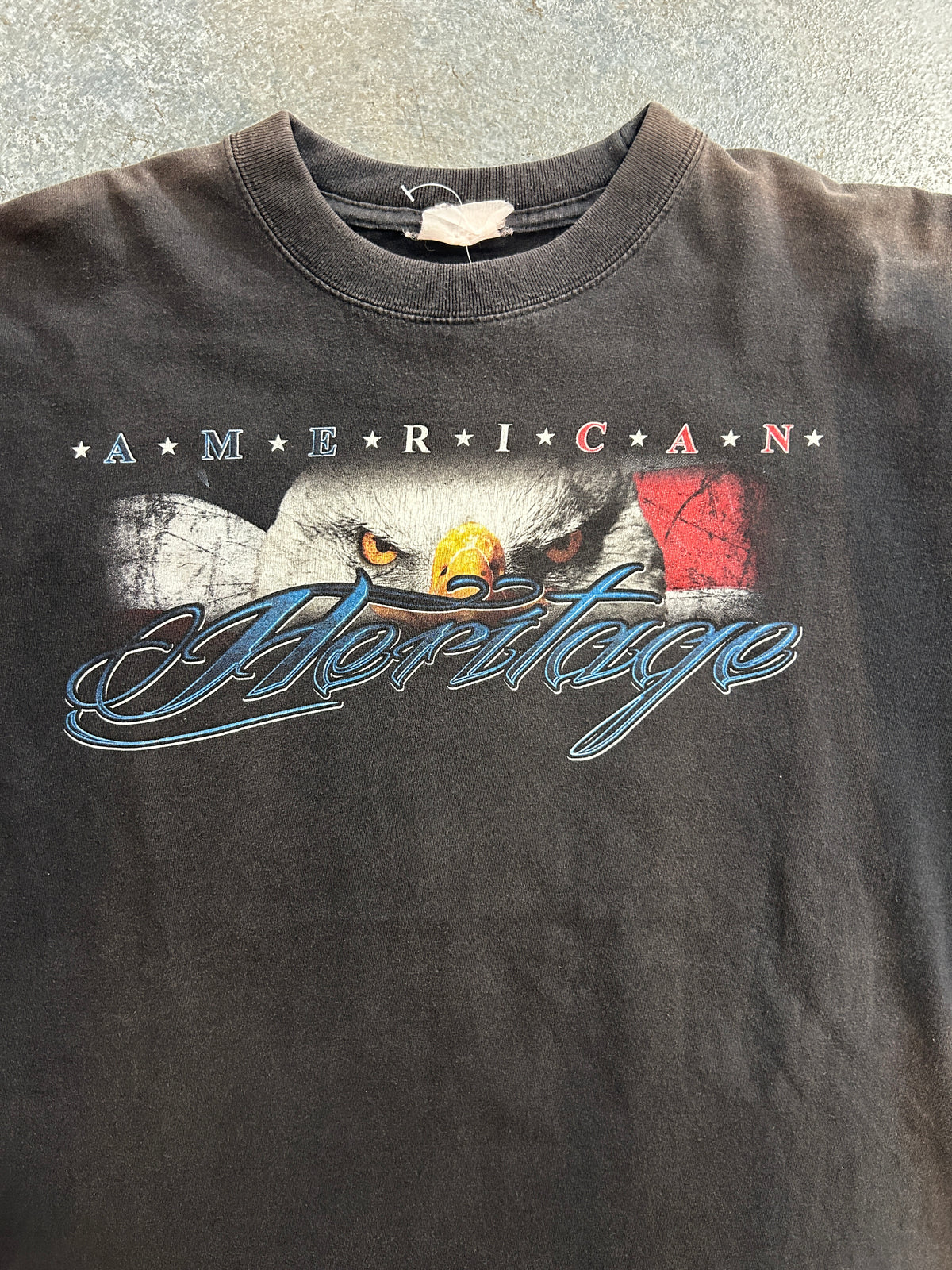 Vintage American heritage BP Black Tee