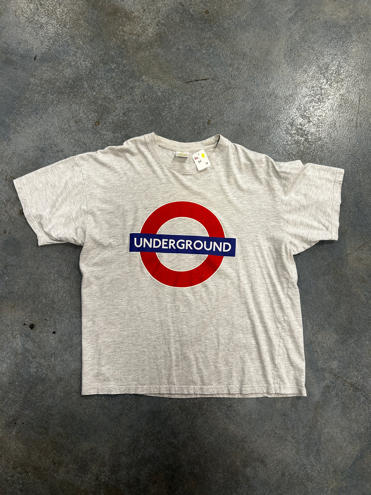 Vintage Underground Circle Tee Red
