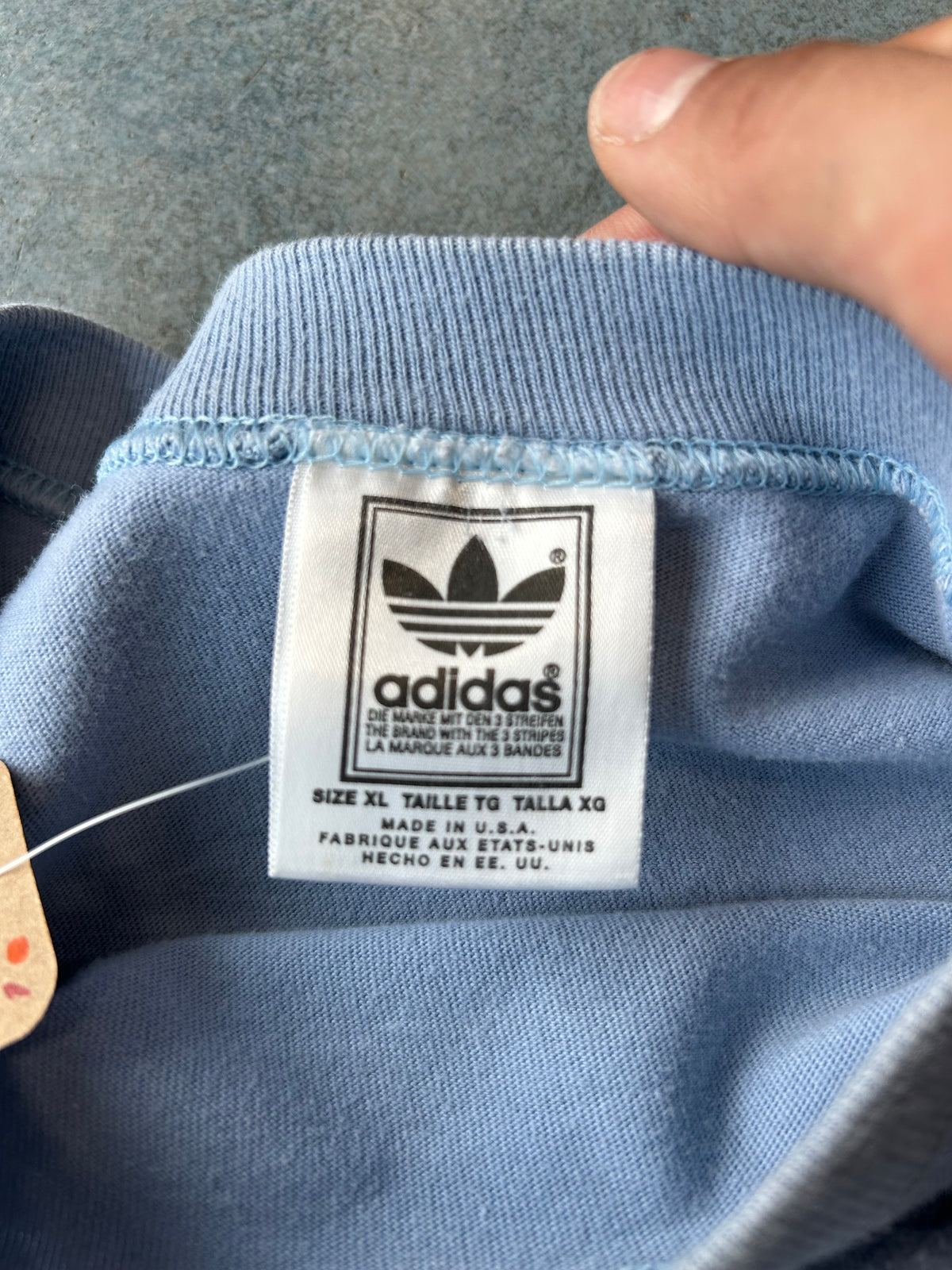 Adidas Big Logo Baby Blue B46