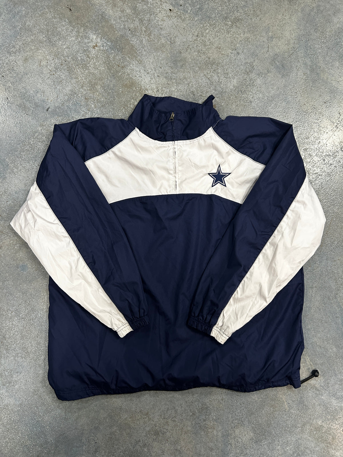 Vintage Dallas Cowboys Windbreaker Navy White