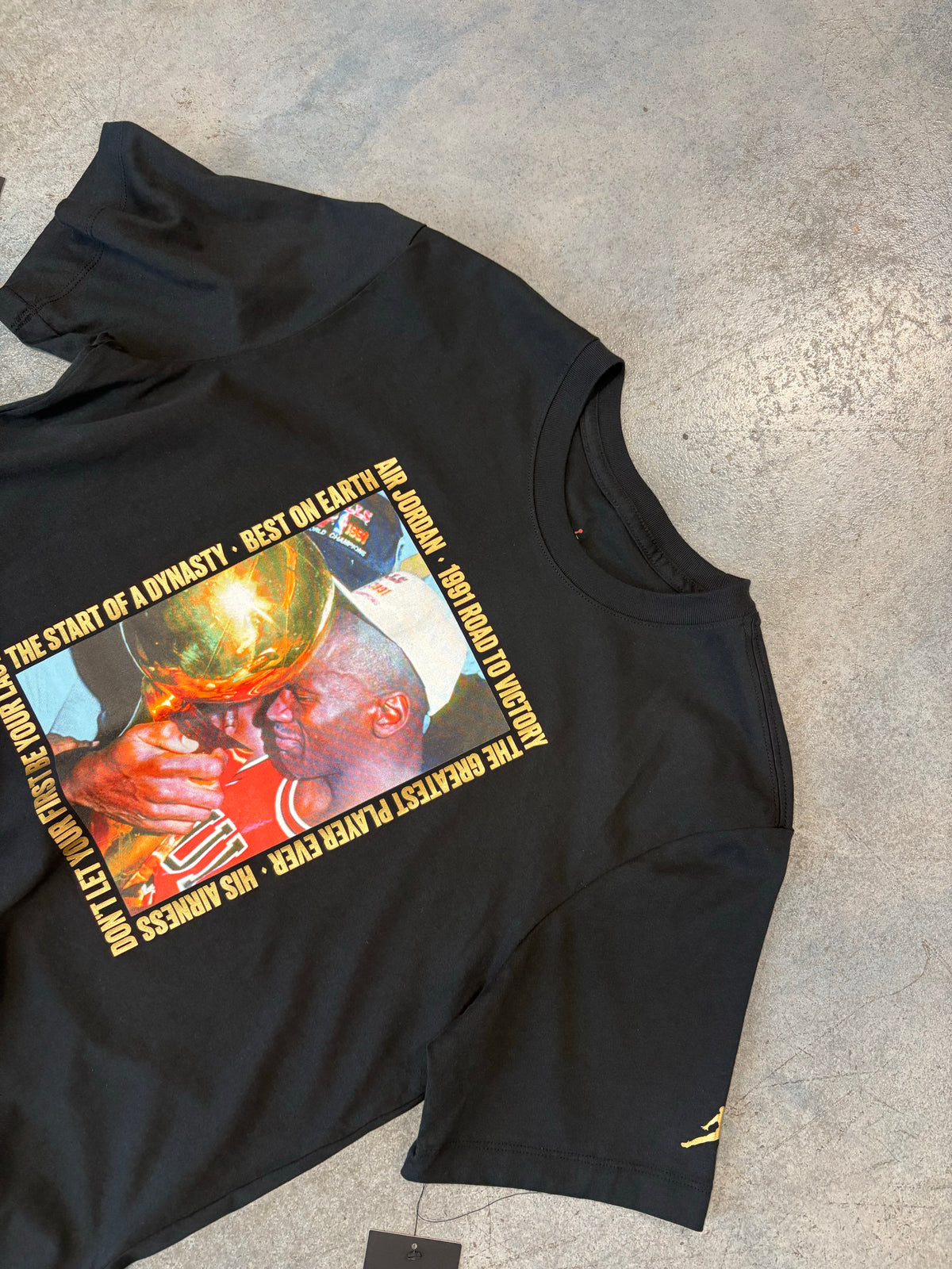 Jordan Tee "MJ 1991 Championship" Black Tee
