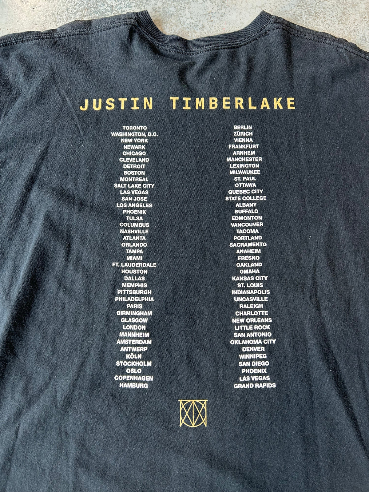 Justin Timberlake Tour Tee
