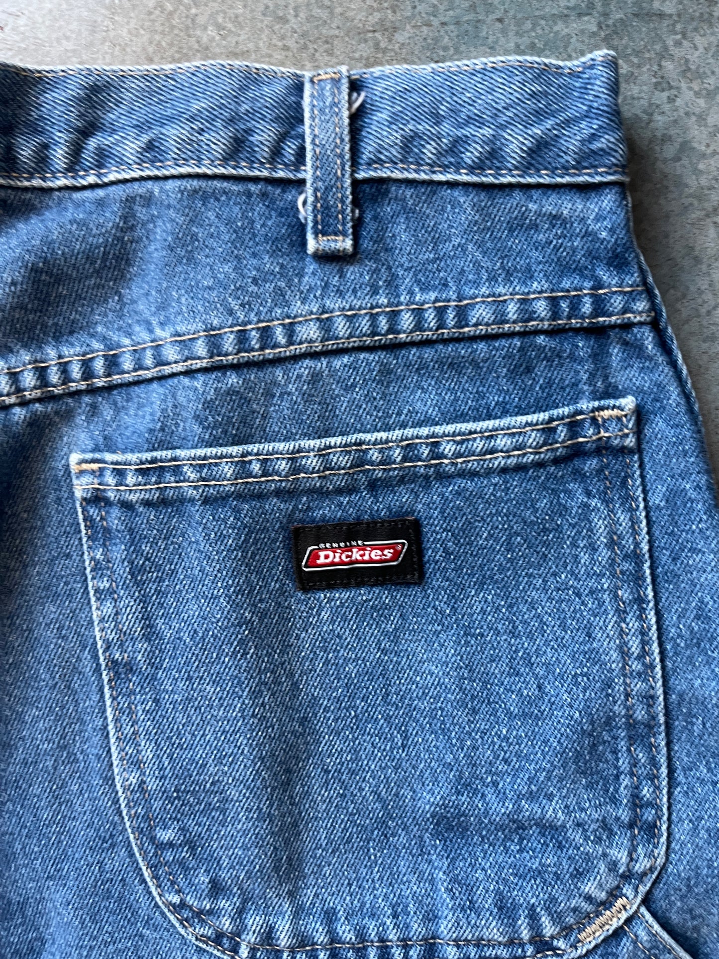 Dickies Genuine Blue Farmers Jean Shorts (YC) OTF