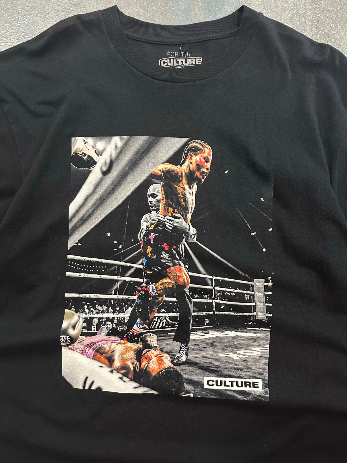 For the culture Boxing Black Tee